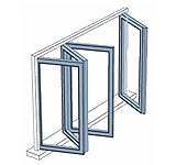 ventana plegable